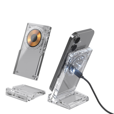 Logotrade promotional item image of: Magcharge 15W magnetic wireless charging stand